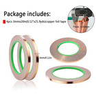 Copper Foil Tape 1 8inch X 22yards 4 Rolls With Double Sided Conductive Adhesive