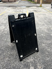 Plasticade Signicade 140-bk Deluxe A-frame Sidewalk Curb Sign With Quick-change