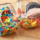 Small Ice Scoop 6 Oz Clear Polycarbonate Plastic Bar Restaurant Food Six Ounces