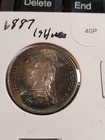 1887 One Shilling  Great Britain   High   Grade With Toning