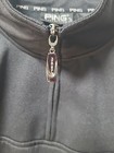 Ping Collection Mens Size L Ls Fleece-lined 1 4 Zip Pullover Jacket Golf Black