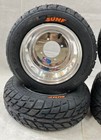 Dwt 10  Polished Rims Low Profile Sunf Street Tires Yfz450 Raptor 700 Banshee 35