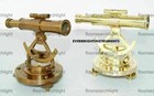 Antique   Golden Finish Elegant Look Survey Tool Set Of 2 Pcs Compass Telescope