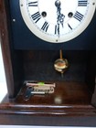 Vintage Ethan Allen Colonial Steeple Mantle Clock W image Of Uss Constitution
