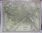 Crams Atlas City Street Map Page Of Minneapolis   St Paul Minnesota 1891