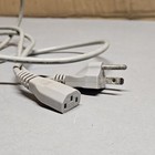 Vintage Apple Ii Power Cord Cable     Original 3-prong  Works  Crusty Ends
