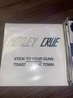 Motley Crue Stick To Your Guns toast Of Town 45 Picture Sl Leather Read Details