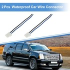 2 Pcs 2 Pins  Turn Signal Hazard Light Wire Connector Adapter Pigtail  Long