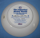 Hamilton Collection Mickey Mantle Collectors Plate