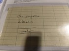 Original Tot   Antonio De Curtis Autograph Aut6 332