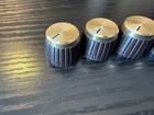 Vintage Original Marshall Amplifier Knobs Sold Shaft  Dark Brown Lot Of 6