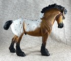 Custom Painted Resin 1 9 Scale    thunderbutt   Sooty Buckskin Blanket Appaloosa