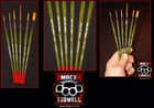 Andrew Mack tidwell Pinstriping Paint Brush Synthetic Original Set Of Six