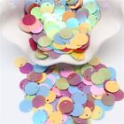 Flat Round Multi Color Sequins - Craft Sew Decor Paillette Loose Sequins 10g