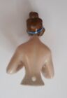 Vintage Fine Porcelain Half Doll Pin Cushion  German Carl Schneider 