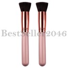 2pcs Pro  Foundation Makeup Brush Flat Top Kabuki For Blending Liquid Cream