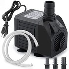  Aquarium Submersible Fountain Pump  30w 550gph Adjustable 550gph With Tubing