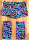 Pro Wrestling Set Of Biker Shorts   Matching Knee Pad Covers Sz  34-36 M