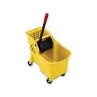 Rubbermaid Commercial Products 31 Qt Tandem Mop Bucket And Wringer Combo