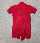 Vintage 1960s Wet Suit Eddie Bauer Surf Beach 1pc Sea Foam Colsenet Ski Body Red