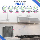 Stove Hood Vent Filter 10 5  X 8 8  41f 97007696 Fit s Nutone   Broan Range Hood