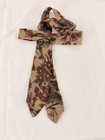 Vintage Women   s Floral Skinny Tie Sheer Botanical Neck Tie 51 5    Retro