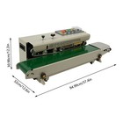 Commercial Heat Sealer Machine Automatic Continuous Band Sealer Frd-1000-ii 850w