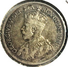 1917 Newfoundland-canada 25 Cents Sterling Silver Coin - King George V  476 