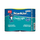 Starkist Chunk Light Tuna In Water  5 Oz  8 Cans Free Shipping 