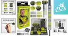 Ultimate Michael Van Gerwen Darts Set - 50-piece With 4 Shafts  Flights   Case