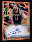 Jalen Brunson Topps Cosmic Chrome Nba Collect 2026 Orange  25 Auto App Card    