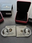     Canada  Lot  Of  2  Proof  Silver  Dollars  1935 - 2010     1911 - 2011     