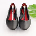 Crocs Womens Lina Ballet Flat Size 9 Black Rubber Casual Slip On Shoe Light