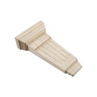 2 Pcs Wood Corbels Solid Wood Brackets Decorative Shelf Brackets 3 1  W X 1 4   