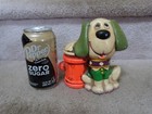Vintage 1960s-70s Neon Figural Chalkware Coin Bank Dog Fire Hydrant Japan 5 75 