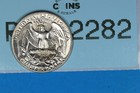 1955-d Bu 25c Washington Silver Quarter Early Us Type Coin Raw-2282