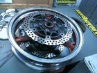 07-09 Kawasaki Z1000 Zr1000 Front Wheel Rim Straight W  Rotors Ninja Polishd Lip