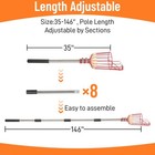 Fruit Picker Pole With Basket Telescoping Fruit Picker Tool With Long Handle