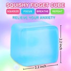 4 Pack Stress Cube Sensory Fidget Toys For Anxiety Stress Relief Slow Rising 