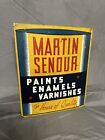Tin Martin Senour Paints Enamels Varnishes The House Of Quality Vintage Sign