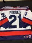 Vintage Grand Rapids Griffins Brooks 21 Sp Hockey Jersey Mens Large White Ahl