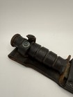 Vintage 1970s Camillus U s  Fighting Knife W  Leather Sheath Ka-bar Style