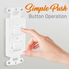 Pyle In-wall Speaker Selector Switch  Wall Plate Simple Universal Standard Pvcs2