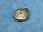Antique Swiss Ladies Pocket Watch Pendant Double Hunter Case Gold Filled Linnet