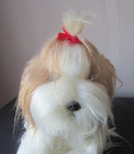 New  Nwt  Russ Berrie   Co  10   fluffy  Yorkie Plush Dog Stuffed Animal Toy