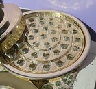 Gold Artistic Churchware Communion Trays  Cups  Bread Trays Stackable 