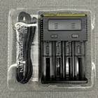 New Nitecore I4 Intellicharger 4 Slot Battery Charger Unit 