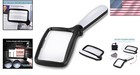 Folding Handheld Magnifying Glass Acrylic 3x Lighted For Reading   Seniors