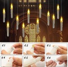 Led Candles Wit Harry Potter Wand Remote  Flameless Birthday Candle Party  Decor