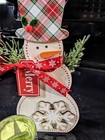 Yankee Candle Winter Wonderland  3  Votive Holder W  Wooden Snowman Gift Package